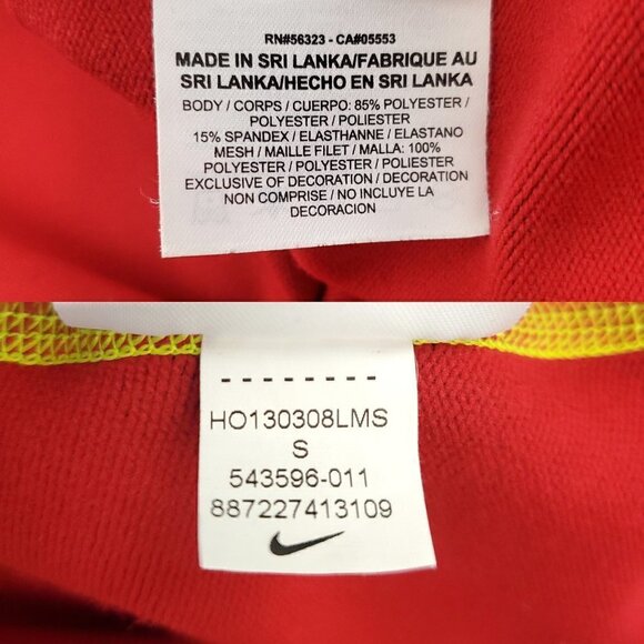 Nike Pro Combat Hyperwarm Dri-Fit Max Men Small Fitted 1/4 Zip Pullover - Picture 10 of 11